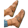Shein Women's Flat Sandals With Soft Cork Sole - Black