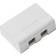 Schneider Electric LK FUGA SOFTLINE montageboks for 2x Actassi RJ45, 112 modul, hvid
