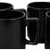 Malmo Set of 4 Malmo Stacking Mugs Black Mug 4pcs