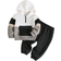 Shein pcsSet Baby BoyGirl AllMatch Sportswear Hoodie And Pants Set Casual Chic Streetwear Outfit For Daily Wear And Outdoor Activities