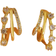 Shein Cubic Zirconia Decor Stud Earrings