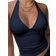 Shein Solid Color Halter Neck Backless VNeck Tank Top Casual Daily Wear