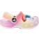 Crocs Classic Ombre Charm Clog Kids' Girl's White/Multicolor Toddler Sandals Slip-Ons