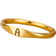 Shein 1pc European And American Style Simple Fashion Gold Stainless Steel Alphabet Ring For Men And Women, Daily Wear