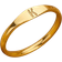 Shein 1pc European And American Style Simple Fashion Gold Stainless Steel Alphabet Ring For Men And Women, Daily Wear