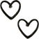 Shein Heart Stud Earrings