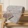 OHS Faux Fur Two Tone Blankets Natural (150x125cm)