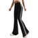 Shein Big Girls American Style Casual Striped Green Pants