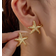 Shein 1 Pair Of Stylish, Elegant And Simple Starfish Earrings