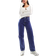 Bershka Mom Jeans Med Bekväm Passform - Blå