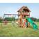 Backyard Discovery kids Highlander All Cedar Wooden Swing Set Wooden/Solid Wood in Brown, Size 153.0 H x 185.0 W x 185.0 D in Wayfair Brown