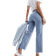 ASOS Ljusblå ankellånga, raka jeans