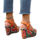 Shein Womens Wedge Heel ThickSoled Sandals Random Patterns Orange Buckled Beach Vacation Waterproof Platform HighHeeled Shoes Summer