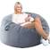 breadsac Memory Foam Chair 3 Foot Grey Bean Bag