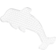 Panduro Pärlplatta Midi Delfin 14 x 7,5 cm
