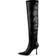 Steve Madden Women's Lorinda Over-The-Knee Stretch Boots Black 11M