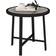 OutSunny 50.5cm Round Garden Table with SPC Tabletop Grey Wood Effect