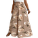Shein Womens Plus Simple Daily Flower Printed Pants