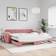 vidaXL Tagesbett Ausziehbar mit Matratzen Rosa 100x200 cm