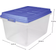 Hefty 72 Qt Clear Plastic Container Storage Box 18gal