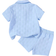 Shein pcs Textured Shirt And Shorts Street Fashion Outfit For Baby Boys