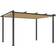 OutSunny 3 x 4m Aluminium Pergola with Retractable Roof
