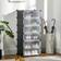 Homcom 6 Tier Plastic Storage Cabinet Shoe Rack