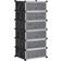 Homcom 6 Tier Plastic Storage Cabinet Shoe Rack