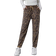 Shein Simple Leopard Print Tie Front Sweatpants - Casual