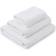 Dunelm Waffle Bath Towel White (140x100cm)