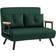 Homcom Click Clack 2 Seater Bed Sofa