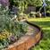 Nicoman Heavy Duty Pre Rusted Garden Border 5m Brown