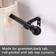 GXOACKJ Decorative Curtain Rods 28 to 48 inch Black15"
