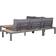 Sunfun Ljusterö - Black Loungeset, 1 Bord inkl. 1 Soffor
