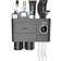 iHave Black Toothbrush Holder Wall Mounted