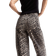 New Look Jeans med vidde leopardprint-Brun
