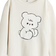 H&M Printed Cotton Top - Cream/Teddy Bear (1270165001)