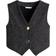H&M Bouclé Weste - Schwarz