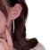 Shein Starry Sky Long Tassel Earrings With Unique & Premium Design For Women's Fashion Elegance