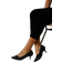 Dorothy Perkins natural black court shoes womens workwear heels
