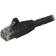 StarTech 12ft Black Patch Cable with Snagless RJ45 Connectors 12ft