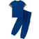 Shein pcs Boy Casual Crew Neck Letter Print Colorblock Short Sleeve Top And Pants Set