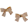 Shein pcs Chic Bowknot Sparkly Cubic Zirconia Earrings Gold Plated Copper Suitable For Women Perfect For Weddings Engagements Daily Wear Valentines And Bi