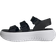 adidas Women's Slyn Platform Sandals Black/White/White 10.0 10.0 M