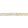 Macy's Men's Diamond Curb Link Chain 22" Statement Necklace (5 ct. t.w. in Sterling Silver or 14k Gold-Plated Sterling Silver Gold Over Silver (22 inch)