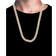 Macy's Men's Diamond Curb Link Chain 22" Statement Necklace (5 ct. t.w. in Sterling Silver or 14k Gold-Plated Sterling Silver Gold Over Silver (22 inch)