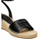 Tory Burch Ines Espadrille Wedge Sandal - Perfect Black