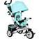 Homcom 6 in 1 Kids Trike with Parent Handle Green
