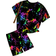 Shein Young Girls' Casual Simple Short Sleeve T-Shirt And Shorts Set, Suitable For Summer