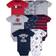 Gerber Baby Boy Short Sleeves Onesies Bodysuits 8-Pack Sizes Newborn-12M